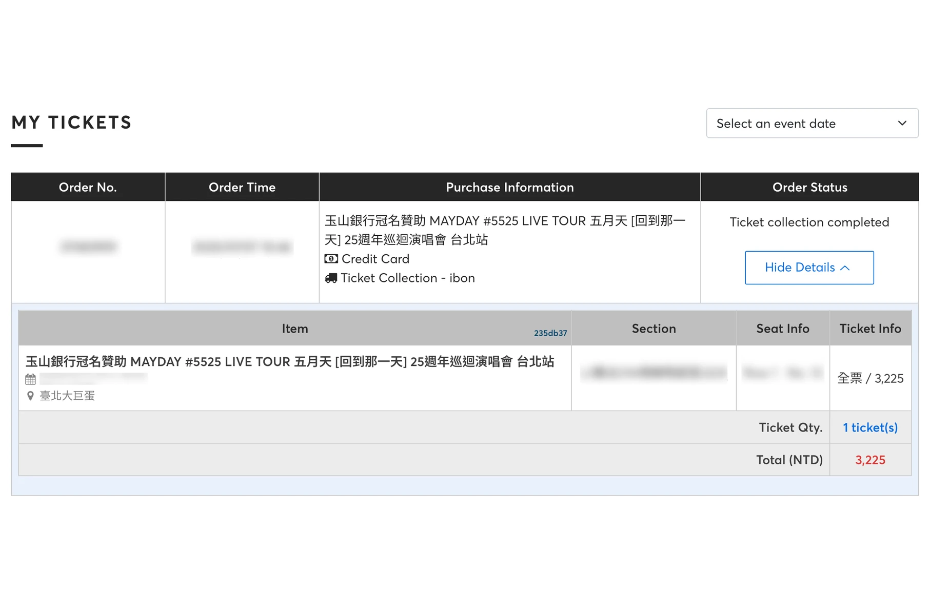 Example of a successful run as a proof-of-concept